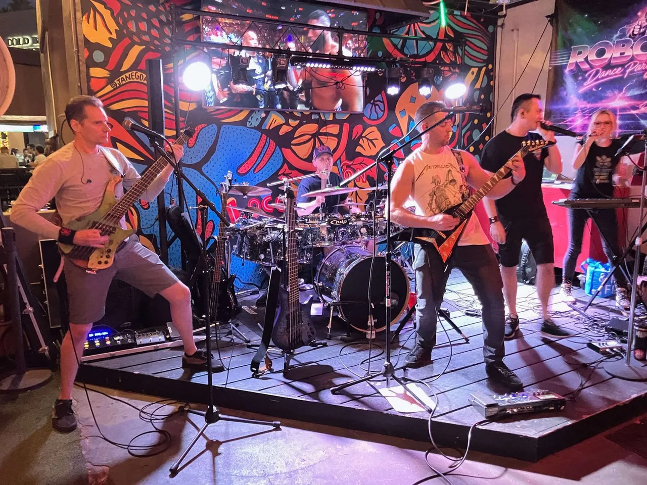 Robot Dance Party performing live in Phoenix, Arizona